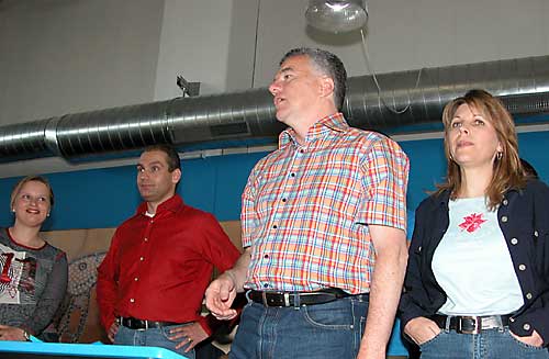 Petra, Christoph, Dani und Isabelle