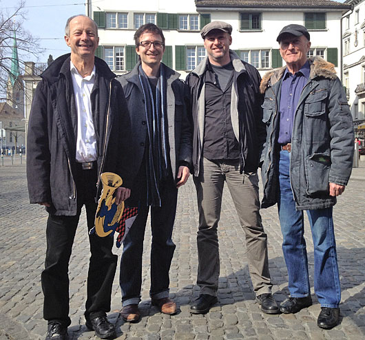 Jürg Lendenmann, Samuel Glättli, Daniel Frick, Heiri Schmid