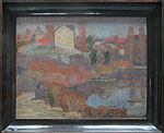 Henri-Emmanuel Durand: «Dorf am Neuenburgersee»