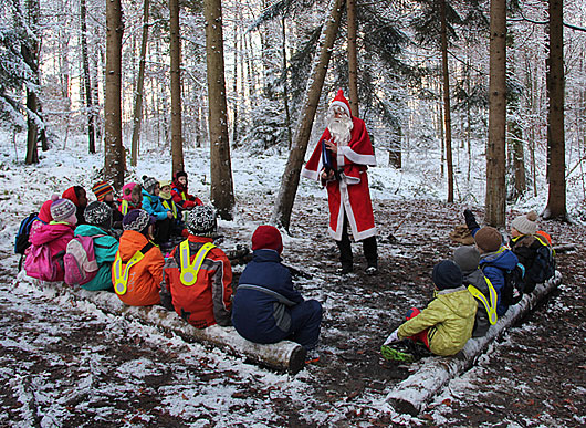 De Samichlaus im Horgemer Wald